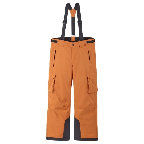 REIMA dětské membránové zimní kalhoty Laskija Autumn Orange vel. 134 cm