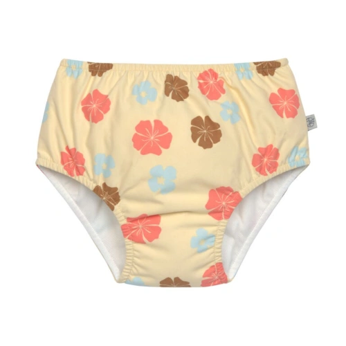 LÄSSIG plavkové kalhotky Swim diaper Flower Vanilla