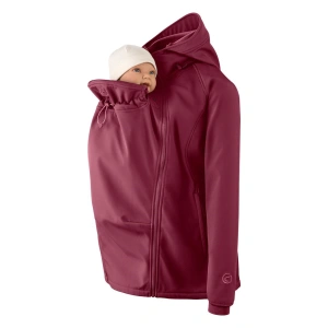 MAMALILA softshellová nosící bunda Allrounder fit burgundy (2)