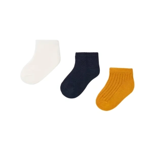 MAYORAL chlapecké ponožky 3 páry Ochre EU 18-19
