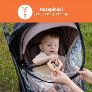 ZOPA pláštěnka univerzální na tříkolový kočárek (2)