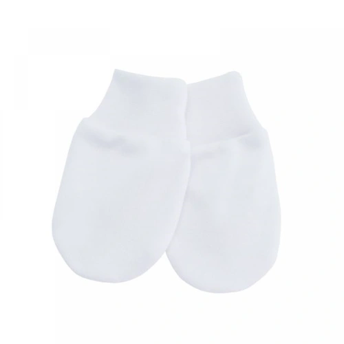 ESITO Rukavice bavlna jednobarevné, Barva bílá, Velikost 56 - 68