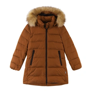 REIMA dívčí zimní bunda Lunta Cinnamon brown vel. 122 cm