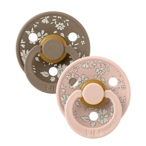 BIBS x LIBERTY Colour dudlík z přírodního kaučuku 2ks - velikost 1 (0-6m.)