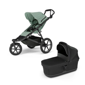 THULE Urban Glide 3 Mist Green + korba THULE Urban Glide 3 Mist Green + korba