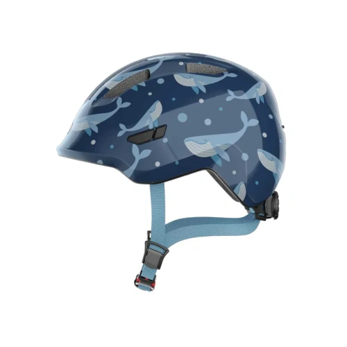 ABUS dětská cyklistická přilba Smiley 3.0 blue whale modrá