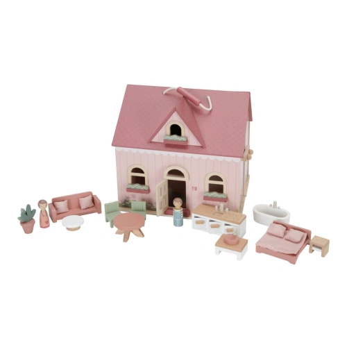 LITTLE DUTCH domeček pro panenky dřevěný přenosný