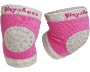 PLAYSHOES Protiskluzové nákoleníky růžovo-šedé PLAYSHOES Protiskluzové nákoleníky růžovo-šedé