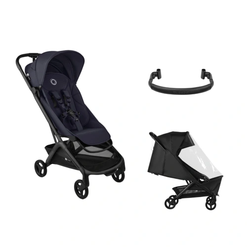 BUGABOO Butterfly 2 complete Black + pláštěnka + madlo