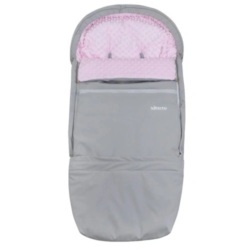 ESITO Rostoucí Fusak Soft Minky UNI - šedá 110 x 49 cm