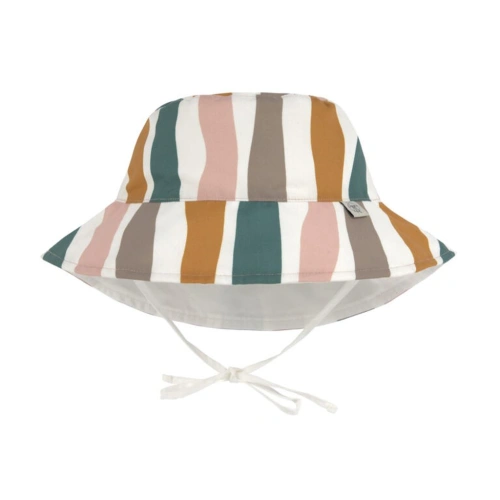 LÄSSIG klobouček Sun Protection Bucket Hat waves pink/nature