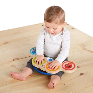 BABY EINSTEIN Dřevěné bubny Magic Touch HAPE 6m+ (2)