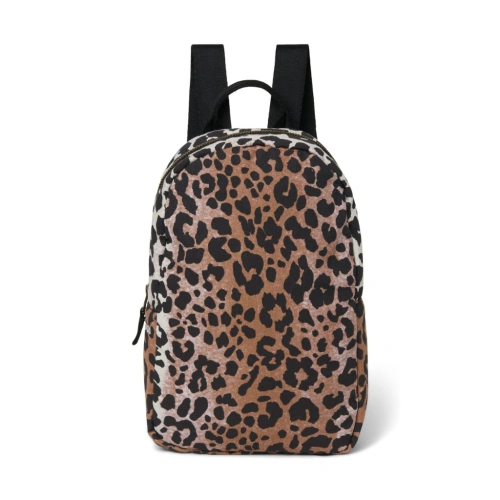 STUDIO NOOS batůžek Soft Měkký Bavlněný Mini BACKPACK - Hazel Leopard