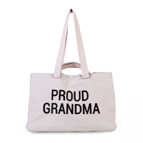 CHILDHOME cestovní taška Grandma Canvas Off White