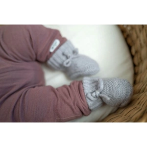 LODGER capáčky Slipper Merino Wool vel. 0-6 měsíců (11)