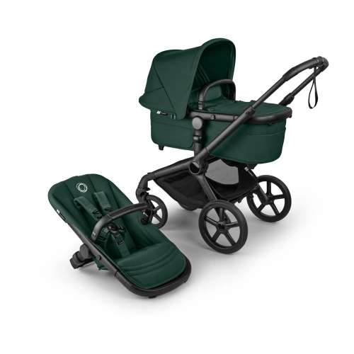 BUGABOO kombinovaný kočárek Fox 5 Renew Complete Black/Fern Green