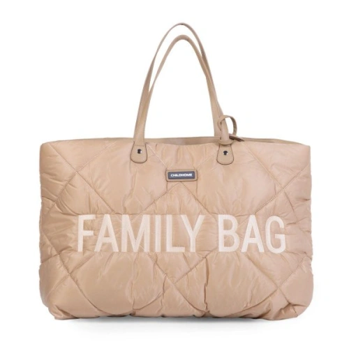CHILDHOME Cestovní taška Family Bag Puffered Beige