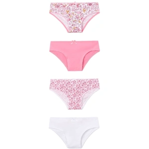 MAYORAL dívčí set 4ks kalhotky růžová, bílá