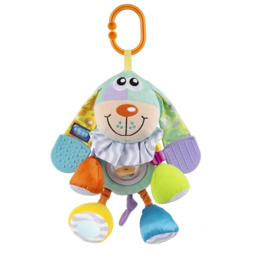 PLAYGRO Závěsný pejsek s kousátky pastelový
