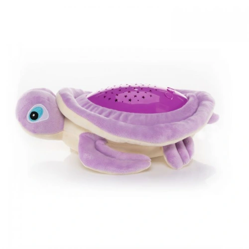 ZOPA Plyšová hračka Želva s projektorem - Purple