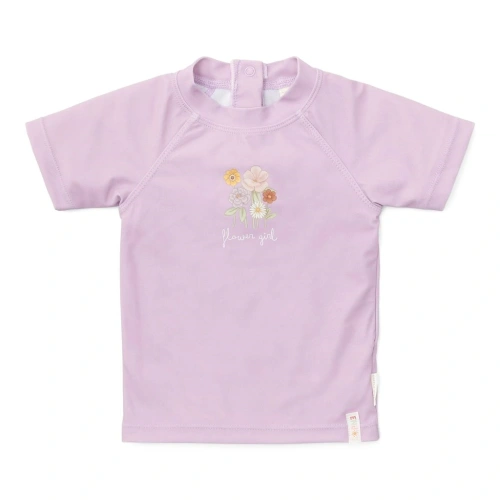 LITTLE DUTCH plavecké triko krátký rukáv Mauve
