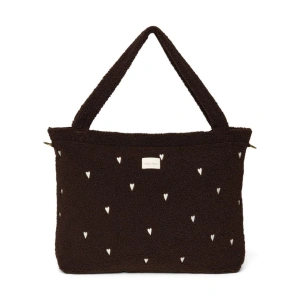 STUDIO NOOS přebalovací taška Teddy DIAPER BAG - Chocolate Hearts