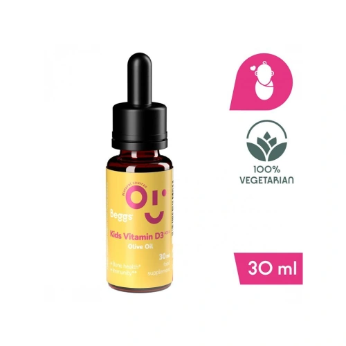 BEGGS doplněk stravy Kids Vitamin D3 400 IU BIO Olive Oil 30 ml