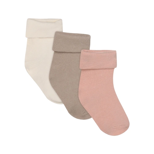 NOPPIES dětské ponožky 3 ks Rose Smoke