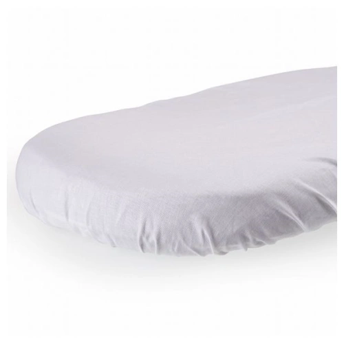 LITTLE ANGEL Prostěradlo do kočárku Bambus - bílá