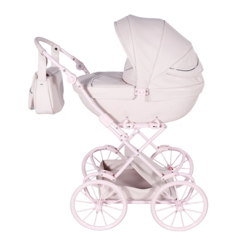 JASMINE dětský kočárek pro panenky Kids Queen 01 růžová