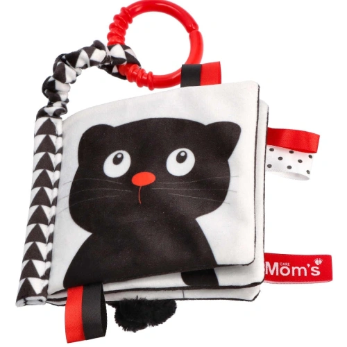 MOMS CARE Textilní knížka „Kdo je to? Co je to?“