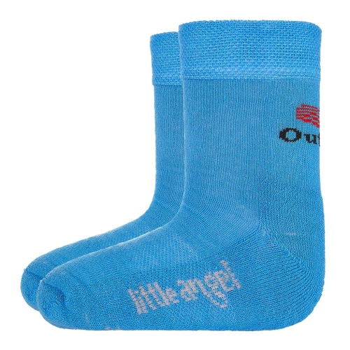 LITTLE ANGEL ponožky froté Outlast® modrá vel. 25-29 | 17-19 cm