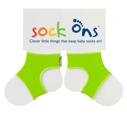 XKKO Sock Ons Bright Lime 6-12 m