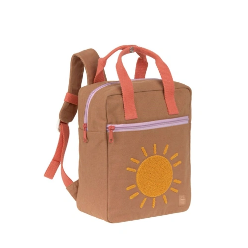 LÄSSIG dětský batoh Green Label One and Me Square Backpack Small Gots