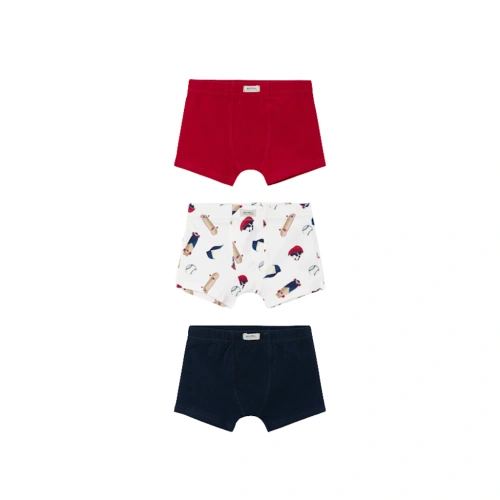 MAYORAL chlapecké boxerky set 3 ks červená