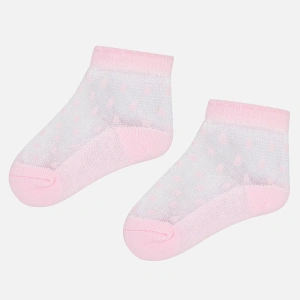 MAYORAL dívčí jemné ponožky puntík růžová - 68 cm