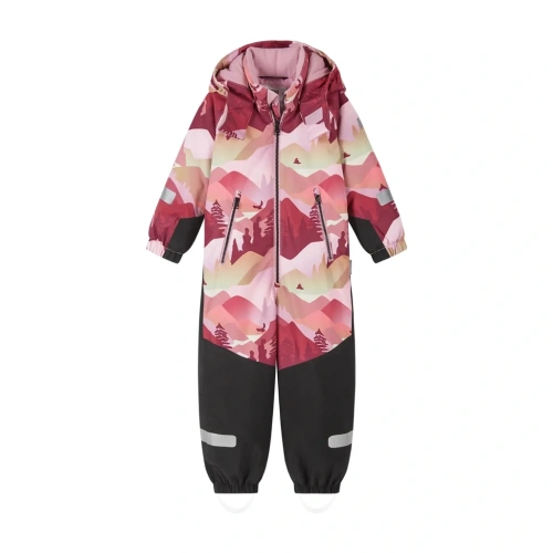 REIMA membránový zimní overal Kurikka grey pink