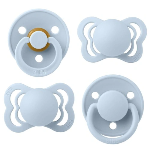BIBS dudlíky Try-It kolekce - Baby Blue velikost 1 (0-6m.)