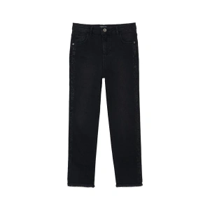 MAYORAL dívčí kalhoty denim (Slim fit, High waist) černá - 140 cm