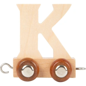 SMALL FOOT Dřevěný vláček vláčkodráhy abeceda písmeno K