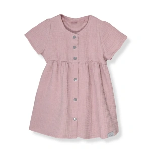 ESITO mušelínové šaty Barunka Powder Pink pudrově růžová (1)