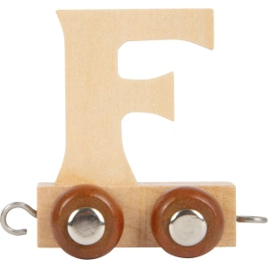 SMALL FOOT Dřevěný vláček vláčkodráhy abeceda písmeno F
