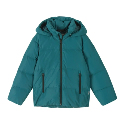 REIMA dětská bunda péřová Paimio dark teal