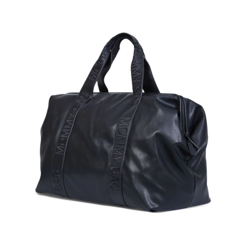 CHILDHOME přebalovací taška Mommy Bag Signature Vegan Leather Black