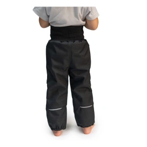 ESITO dětské softshellové oteplovačky na zimu Black (1)