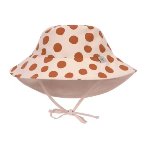 LÄSSIG Klobouček Sun Protection Bucket Hat dots powder pink 07-18 m
