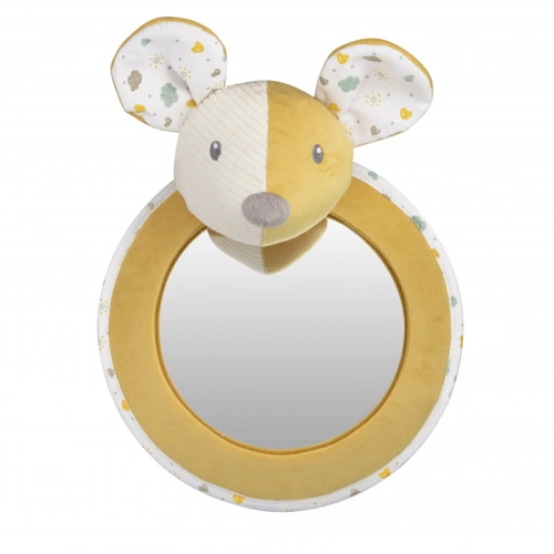 CANPOL BABIES Hebký mazlíček se zrcátkem do auta Mouse
