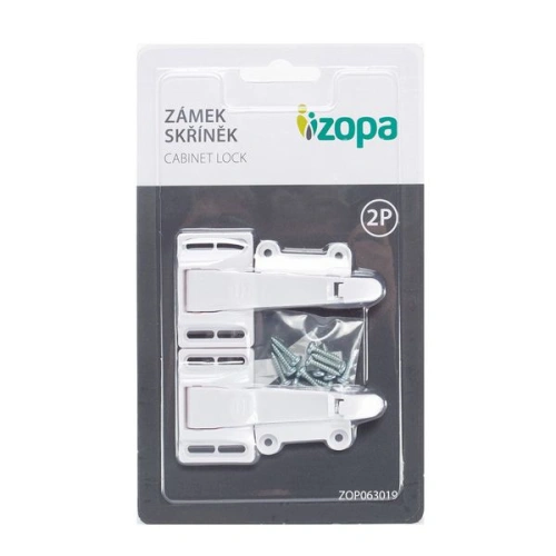 ZOPA Zámek skříněk 2ks, white