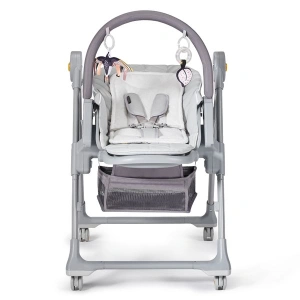 KINDERKRAFT Židlička jídelní Lastree Grey (3)
