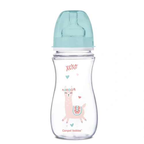 CANPOL BABIES láhev se širokým hrdlem Exotic Animals 300ml